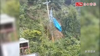 南投縣仁愛鄉台14甲線5.4公里崩塌 往返清境交通中斷
