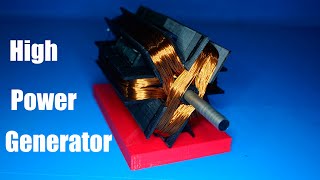 How to make a high power electricity generator