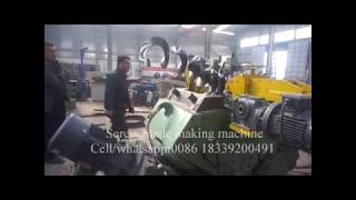 Hydraulic type screw blade making machine,spiral blade cold rolling mill