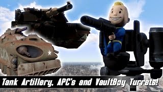 Fallout 4 Mods Week 22 - Tank Artillery, APC's and VaultBoy Turrets