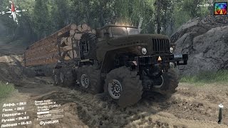 SpinTires. Мод: Урал Полярник 8х8. (Ссылка в описании)