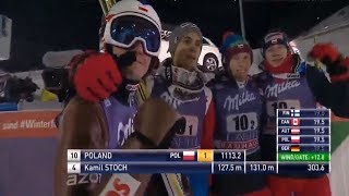Wszystkie Skoki Polaków i II miejsce Polski w Raw Air w Oslo 10.03.2018