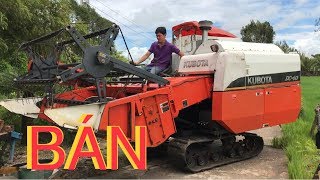 Bán máy dc 60 giá 160 triệu | máy gặt đập Kubota dc 60 | Nguyễn khắc tăng