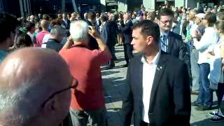 Визит Ангелы Меркель в Эберсвальде Merkel in Eberswalde