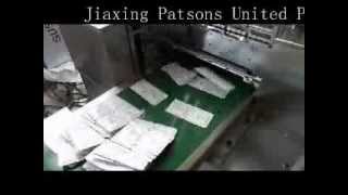 Alcohol swab pads manufacturing machine
