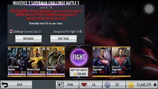 Injustice iOS Injustice 2 Superman Challenge Nightmare Boss Fight