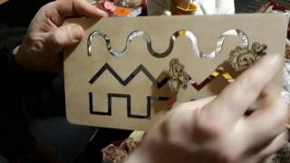 Лабиринт. Заготовка для бизиборда. Монтессори.