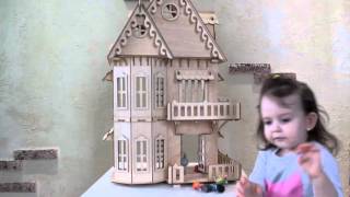 ВЛОГ Распаковка и сборка кукольного домика VLOG Unboxing and assembly dollhouse