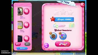 Candy Crush Level 1832 Audio Talkthrough, 1 Star 0 Boosters