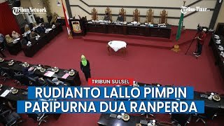 DPRD Makassar Gelar Paripurna Pendapat Akhir Fraksi Terhadap Dua Ranperda Prakarsa DPRD
