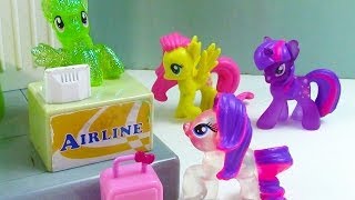 MLP Destination Vacation My Little Pony Airport Travel Part 1 Rarity Pinkie Pie Apple Bloom