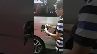 Toyota Alphard treated with Engine Decarbonizer HD