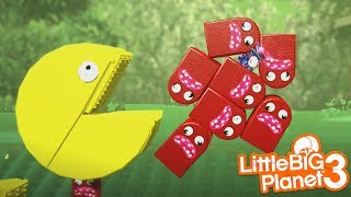 PACMAN WANTS TO EAT US! | LittleBIGPlanet 3 Gameplay (Playstation 4) LBP 3