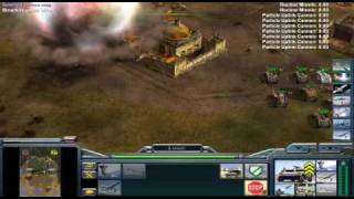 Generals Zero Hour 7vs1 (hard AI Teamed vs player) Part 8 of 10