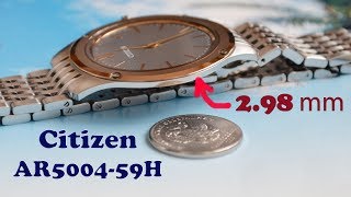 Самые тонкие в мире Citizen Eco Drive One