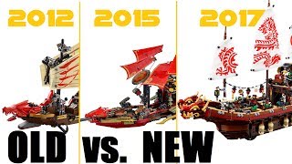 LEGO Ninjago Destinys Bounty - All Versions Comparison
