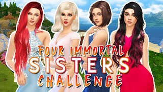 Let's Play: The Sims 4 | The Four Immortal Sisters Challenge | Part 4 | Unexpected Visitor