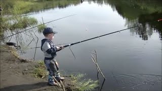 Первая #рыбалка в жизни МАКСА! Поймали МАКСА