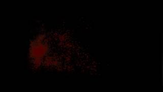 Футаж / Footage кровь Blood Splat 02