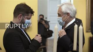 Chile: Pinera welcomes President-elect Gabriel Boric at La Moneda Palace