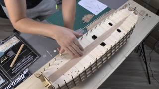 Сборка линейного корабля 12 Апостолов, 1:100, часть 9