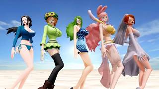 [MMD: One Piece] Sentai Slender Legs