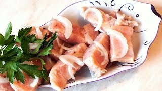 Как мариновать вкусно горбушу вкусный рецепт fish recipes