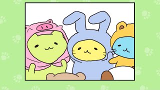 みっちりねこ　4コマ漫画でキャラ紹介「こぶた」