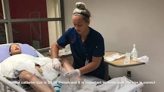 Michelle’s catheterization