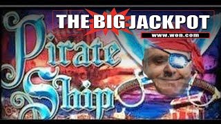 RAJA GETS THE BOOTY! ?‍☠️ BIG WIN on PIRATE SHIP ?‍☠️ w/ The Big Jackpot | The Big Jackpot