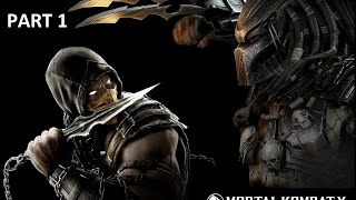Mortal Kombat X - PREDATOR VS SCORPION PART 1