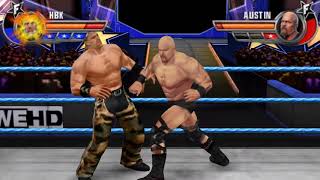 WWE All Stars PSP Matches - Shawn Michaels vs Steve Austin