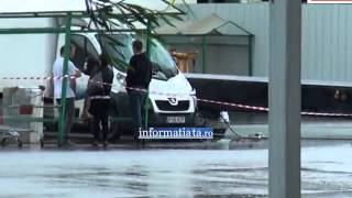 Macara cazuta peste 2 masini in parcarea Iulius Mall Suceava.