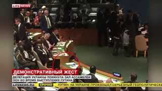 Скандал с украинской делегацией в ООН