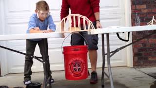 Popsicle Stick Arch Bridge Strength Capacity