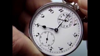 ZENITH ALARM swiss pocket watch movement pre-1920 in new wristwatch case.