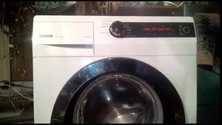 Про стиральную машину Gorenje и чистка системы