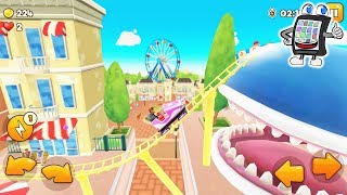 THRILL RUSH App deutsch| ACHTERBAHN FÄHRT ÜBER WAL - Freizeitpark Wahnsinn |Uphill Rush auf Schienen