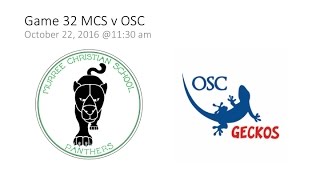 Game 32 MCS v OSC  - SAISA Girls' Volleyball 2016