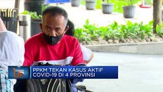 PPKM Tekan Kasus Aktif Covid-19 Di 4 Provinsi