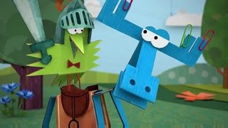 Бумажки - Рыцарь Тюк - Серия 71 - Мультик оригами для детей.
