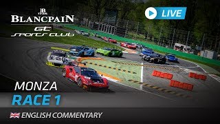 RACE 1 - GT SPORTS CLUB - MONZA - Blancpain GT Sports Club 2019 - ENGLISH