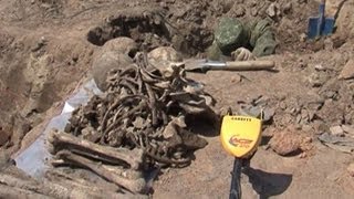 Массовое захоронение времён ВОВ обнаружено во время строительных работ в Бобруйске