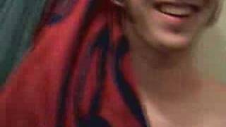 Guy getting nipple pierced screaming like a bitch