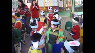 台南市仁和幼稚園2/1玉兔迎春活動-拜年