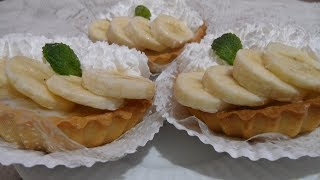 mini tartelette banane ميني تارتلات بالموز