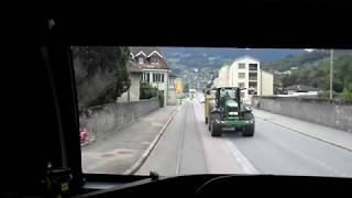Chemin de fer Aigle-Ollon-Monthey-Champéry (AOMC) der TPC, Monthey-en-Place - St-Triphon-Gare