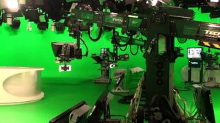 Technodolly camera robotics at CBC (RTL Television) Köln - Spanish language