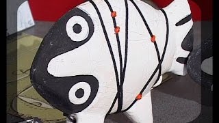 Создаём вазу-рыбу из глины. Мастер класс