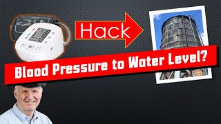 Fluid (Water) Level Meter from Blood Pressure Monitor Hack